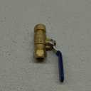 Eastman 1/2 Inch Compression Heavy Duty Full Port Ball Valve, Brass Plumbing Fitting, 20096LF