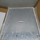 Keonjinn Brushed Nickel Mirror 24 x 36 Silver Bathroom Mirror for Over Sink, Rounded Rectangle Farmhouse Vanity Mirror with Metal Frame, HD Tempered Glass Decorative Wall Mirror(Horizontal/Vertical)