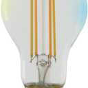 Satco S11250 Starfish Tunable White WiFi Smart LED Light Bulb, Works with Siri, Alexa, Google Assistant, SmartThings, Clear, A19, 1 Pack