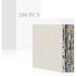LDHHYH 200 Pack 7.5 x 10.5 Inch Fabric Organizer Boards, Comic Book Boards for Fabric Storage, Thickened Fabric Backing Boards Poster Board for Folding and Storing Cloth Straight