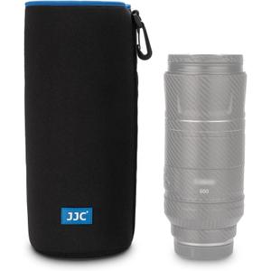 JJC Drawstring Neoprene Camera Lens Pouch Case, Protective Lens Bag for DLSR Mirrorless Lenses Up to 3.9 x 11.0" (D X H) for Canon EF 70-200mm EF 100-400mm EF 70-300mm AF-S 70-200mm and More