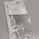 Frienda 4 Pieces Acrylic Donut Stands Clear Bagels Holder Doughnut Dessert Stand Table 8, 10, 12, 14 Inch for Wedding Birthday Party (White)