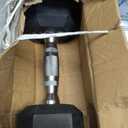 Rubber Hex Dumbbell Hand Weight - 10LBS