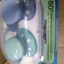 Philips Avent Ultra Soft Pacifiers - Orthodontic Design, for Babies 6-18 Months, Flexible Shield, Silicone Symmetrical Nipple, BPA-Free, 2 Sterilizing Cases, 4 Pack, SCF091/51