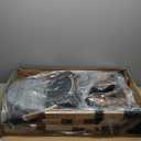 Pet Stroller for Medium Dogs, Smooth-Ride Dog Stroller with Detachable Carrier, Rubber Wheels, Car Seat Combo 3-In-1, Up to 50 lbs, for Senior Dogs & Cats, Grey