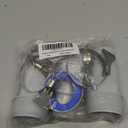 Universal Combo Pool Hose Adapter Replacement, 1-1/4" or 1-1/2", 3 Pack Fits Above-Ground Pool Pump, Filter, Skimmer - Compatible with Hayward SPX1091Z7 or SPX1091Z4