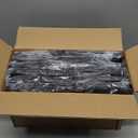 Freezer Organizer Bins, 6 Pack Stackable Deep Chest Freezer Organizer Bins, Foldable Baskets with Handles, Black Storage Container Baskets for 5/ 7 Cu.FT Deep Freezer Sort Frozen Meats