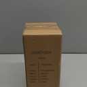 Sliding Lid Toothbrush Organizer, Concealed Toothbrush Holder with Lid, 360 Rotating Clear Dustproof Waterproof 3 Slots Bathroom Countertop Organizer for Bathroom (1 PC White)