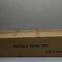 PTS Portable Steam Sauna Box - Thicken Cotton Personal Home Spa Sauna Tent with 3L 110V Steam Generator, 71'' x 36'' x 36'' Full Size Home Sauna Kits for Indoor Use, Gym, Pilates, Hot Tub