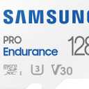 Samsung PRO Endurance 128GB MicroSDXC Memory Card with Adapter for Dash Cam, Body Cam, and Security Camera Class 10, U3, V30 (MB-MJ128KA/AM)