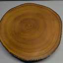 Rotating Cake Stand,12" Rustic Wood Cake Stand with Cake Cutting Set,Rustic Cake Holder for Party/Wedding/Birthday/Reception Event/Rotating Cake Display Stand