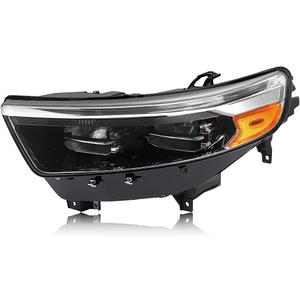 Black LED Headlight Assembly Compatible With 2020-2024 Ford Explorer XLT/Limited non-Adaptive Full LED w/DRL Headlights OE Style Headlamp Left Driver Side MB5Z13008AU FO2502399