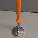 Magnetic Sweeper Telescoping Pick-up Tool, Thickened Pole, 35LB Magnet Stick Screws Parts Finder, Pickup Nails, Screws, and Metal Picker, Orange Handle