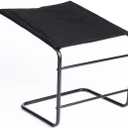 Supportive Leg Rest Reduce Swelling Pain Relaxation Improve Circulation Black Padded Foot Rest Ottoman