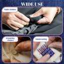 37PCS Sewing Tool Set, Big Eye Steel Sewing Needles Kit, Needle and Thread Kit,Threader and Needle Repair Kit Stainless Steel Needles for Hand Sewing