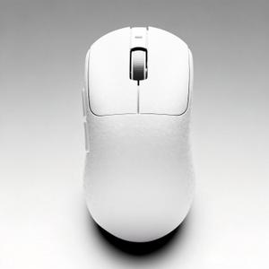 Ajazz AJ199 Wireless Gaming Mouse, Carbon Fiber Shell, Tri-Mode 2.4G/Bluetooth/USB-C, 58g Ultra-Lightweight, PAW3311 Sensor up to 24000 DPI, 500mAh Battery for PC/Mac/Game/Travel, White