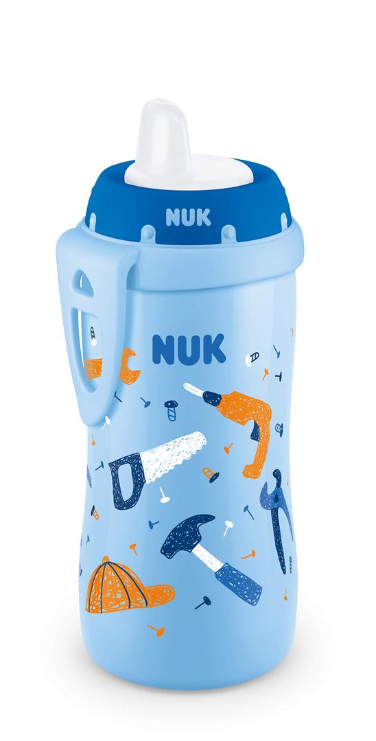 NUK Active Sippy Cup, Assorted Colors, 10oz 1pk (Style may vary)