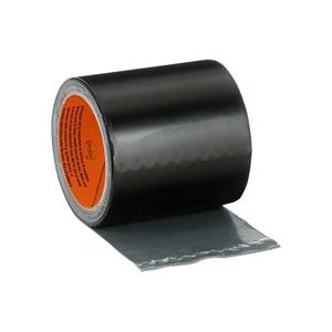 MOLLIFII Roof Repair Tape, Black, 4" x 10 ft. Size, Mfr: 4612502-A