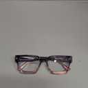 livho Oversized up to 99% Blue Light Blocking Glasses for Woman - Rectangle Fashion Glasses for Computer, Chic Preppy Frame (Lavender Gradient)