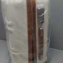 Kono Carry On Luggage Set Airline Approved Lightweight PC+ABS Carry On Suitcase with TSA Lock Spinner Wheels Durable Luggage Hardside White (2-Piece Set (12"/20"))