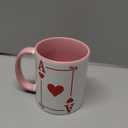 Playing Cards Costume - Ace Hearts Card - Ace Card Ceramic Mug, White (11 Ounces)