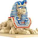Great Sphinx Egypt Building Blocks Set (2732Pcs) Famous World Architecture Educational Toys Micro Bricks for Kids Adults