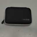 Hard-Shell Carrying Case Portable External Hard Drive Power Bank Charger USB Cable Battery Case (Black)