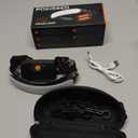 LED Headlamp Rechargeable, Super Bright 1500 Lumens 230 Wide Beam Headlamp, 3 Modes IPX6 Waterproof Lightweight Head Light with Taillight & Clips for Camping, Running,Fishing, Outdoors, Hard Hat Work