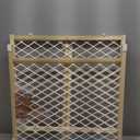 Toddleroo by North States - Diamond Mesh Wooden Baby Gate: Pressure Mounted Baby Gate for Doorways - Adjustable 26.5 to 42 Inches Wide - 23 Inches Tall