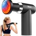 Beyn Hot & Cold Therapy Massage Gun with Detachable Long Handle - Deep Tissue Percussion Massager for Back Pain Relief, 6 Speeds & 6 Heads, LCD Display, USB-C Rechargeable, Quiet Muscle Massager