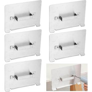 Shimeyao 6 Pcs Stackable Door Painting Stands 11 x 8 Inch Stainless Steel Metal Paint Racks Doors Kitchen Cabinet Painting Tools for Stacking Flipping Drying (Stainless Steel Color)