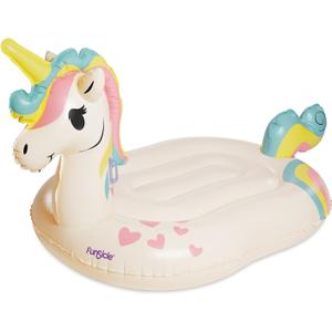 Funsicle Giant Inflatable Unicorn Magic Ride-On Pool Float, Adult-Sized