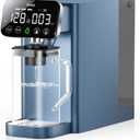 Stokk T1 Lite UV Reverse Osmosis Water Filter Countertop, Reverse Osmosis System with Carafe Alkaline Boost, 6-Stage RO Water Filtration System, NSF/ANSI 58&372, Reduce TDS PFAS Water Purifier (Blue)
