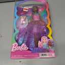 Barbie A Touch of Magic Fashion Doll, Brooklyn with Wing-Detailed Dress, 7-inch Long Colorful Hair, 2 Fantasy Pets & Accessories