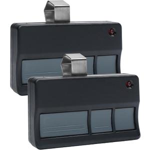 Garage Door Opener Remote 315 MHz Compatible with Raynor, Replacement for 371RGD, 372RGD, 373PRGD, 373RGD, 377LG (2005-2014) with Purple Learn Button Openers, Replacement Part (2PCS, Grey Button)