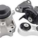 Set of 3 Engine Motor & Transmission Mount Compatible with 2010-2012 Mazda CX-9 3.7L AUTO, Replace OE#EM7004, A4419, A4425