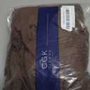 Wrap Around Dust Ruffle Bed Skirt - Brown - for Queen Size Beds with 12 Inch Drop - Easy Fit Elastic Strap - Adjustable Pleated Bedskirt w/Brushed Fabric - Wrinkle Free - for Women, Men, Kids & Teens