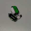 DASFOND Armor Earphone Cover Case for AirPods 4 Generation, Military Grade Full Body Shockproof Protection Hard Case, Support Wireless Charging with Keychain, Magnetic Lid, Front LED Visible, Green