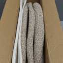 voten Storage Cubes Baskets Bins Organizer 11x11x11'' Fit 12x12''Cube Storage Organizer Bookcases Shelves,Durable Woven Cotton Storage Basket for Organizing,Round 3Pack Off White/Light Brown (L11xW11xH10.7)