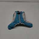 SUNFURA Full Body Dog Coat - Warm Fleece Jacket for Small Dogs, Turtleneck Winter Coats with Harness, Reflective Dog Snowsuit Windproof Puffer Jackets with Legs for Pug, Jack Russel, Turquoise Small