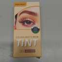 Eyelash & Eyebrow Color Kit, 2 in 1 Professional Lash & Brow Color Kit, Easy to Use with Natural Results, DIY Hair Coloring Eye Lash & Eye Brow Set for Beginner Salon Beauty 7ml (Brown/Light Brown)