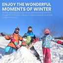 Kids Neck Warmer Winter Neck Gaiters,Fleece Balaclava Cold Weather Windproof Face Mask for Boys Girls (Black+purple)