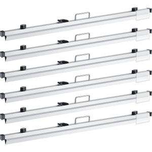 Estune 6 Pcs 42 Inches Blueprint Hanging Clamps Aluminum Blueprint Holders