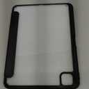 T Tersely Case Cover for iPad Pro 11-inch (M4 2024) with Pencil Holder, Slim Tablet Cover with Transparent Shockproof Hard Back, Protective Smart Sleep/Wakeup - Green