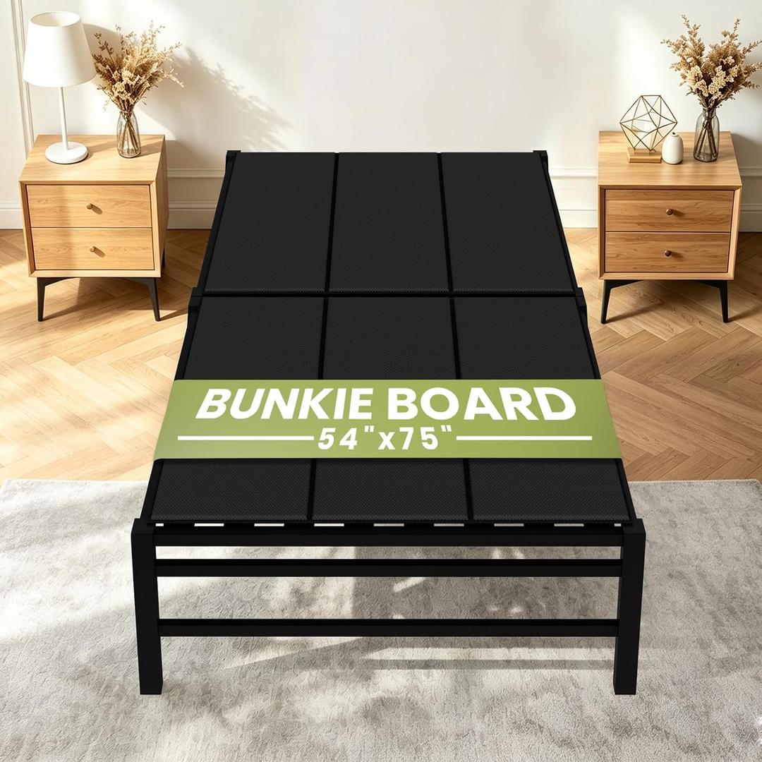 Heavy Duty Bunkie Board Full Size 54" x75'', 10MM Bed Support Board, Anti-Sag Mattress Support for Slatted Bed Frame, Bunk Bed & Platform Bed