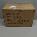 Small Tiffany Table Lamp Brown Dragonfly Style Stained Glass Desk Lamp 10X11.5 Inch Mushroom Table Light for Office Home Living Room Bedroom