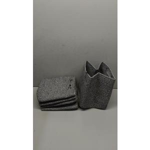 3 Gray Baskets 10 x 10 x 10