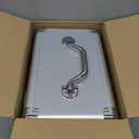 11 x 7 x 8.3 Inch Lockable Storage Box with Combination Lock, Portable Safe for Documents, Medicine, Cash & Valuables, Medicine Lock Box with Label Slot for Home, Office & Travel - Black (12IN)