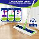 40 Count XL Heavy Duty Wet Mopping Cloths Refill Compatible with Swiffer Sweeper XL Mop, Disposable Wet Pads Refill X-Large Size for Multi-Surface Floor Cleaning, Unscented