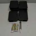 Mouse Stations with Keys 6 Pack, Keyless Design and Key Required Mouse Stations, Mice Stations, Keeps Children and Pets Safe Indoor & Outdoor, Black